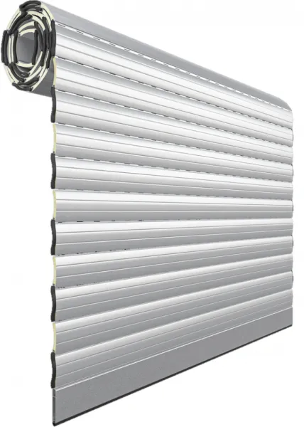 tablier en aluminium ajouré et vitrage isolant